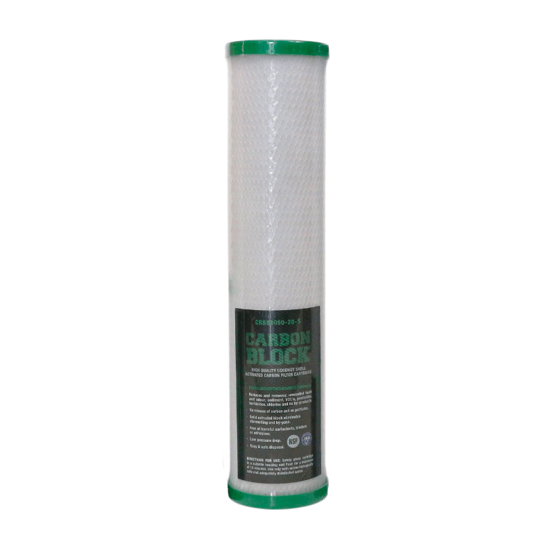 Carbon Block Filter Cartridges | 10" & 20" | Slimline & Big Blue | 500–1000mg/g Iodine Rating | NSF Certified - H2O Warehouse
