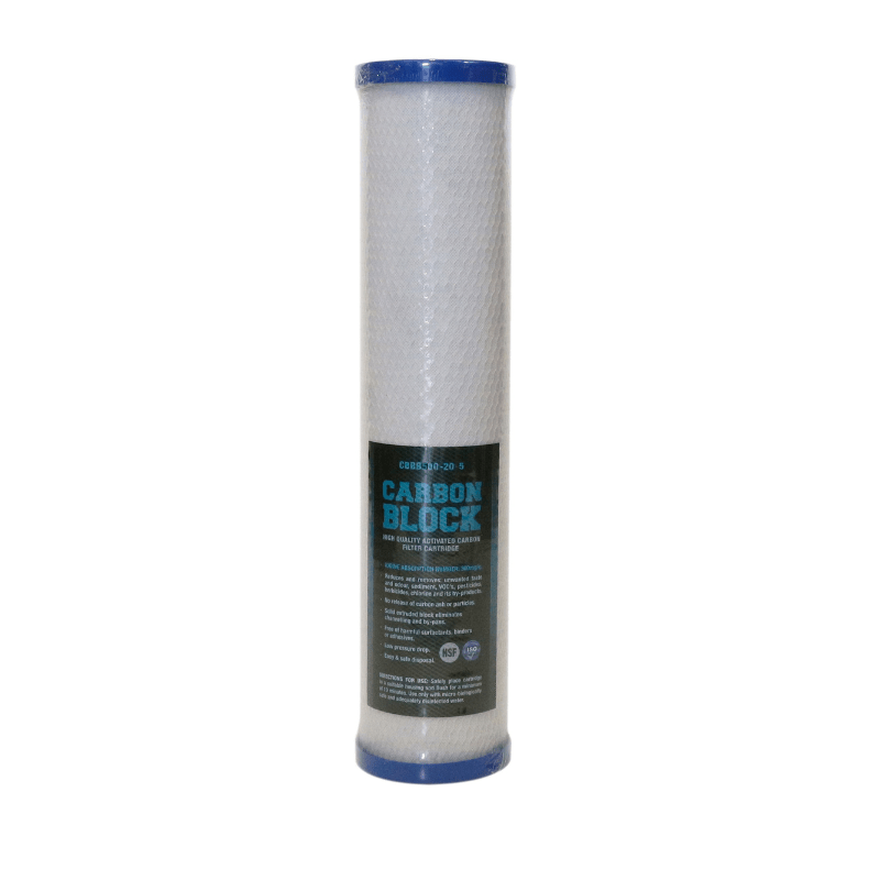 Carbon Block Filter Cartridges | 10" & 20" | Slimline & Big Blue | 500–1000mg/g Iodine Rating | NSF Certified - H2O Warehouse