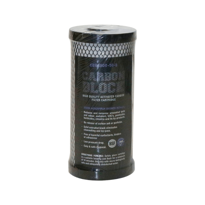Carbon Block Filter Cartridges | 10" & 20" | Slimline & Big Blue | 500–1000mg/g Iodine Rating | NSF Certified - H2O Warehouse