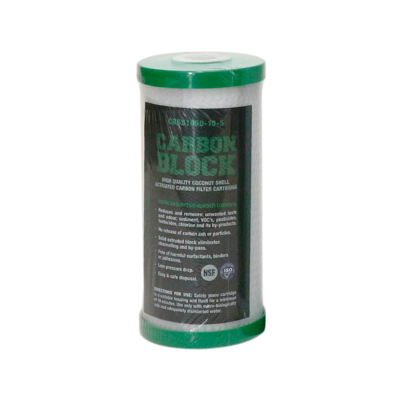 Carbon Block Filter Cartridges | 10" & 20" | Slimline & Big Blue | 500–1000mg/g Iodine Rating | NSF Certified - H2O Warehouse