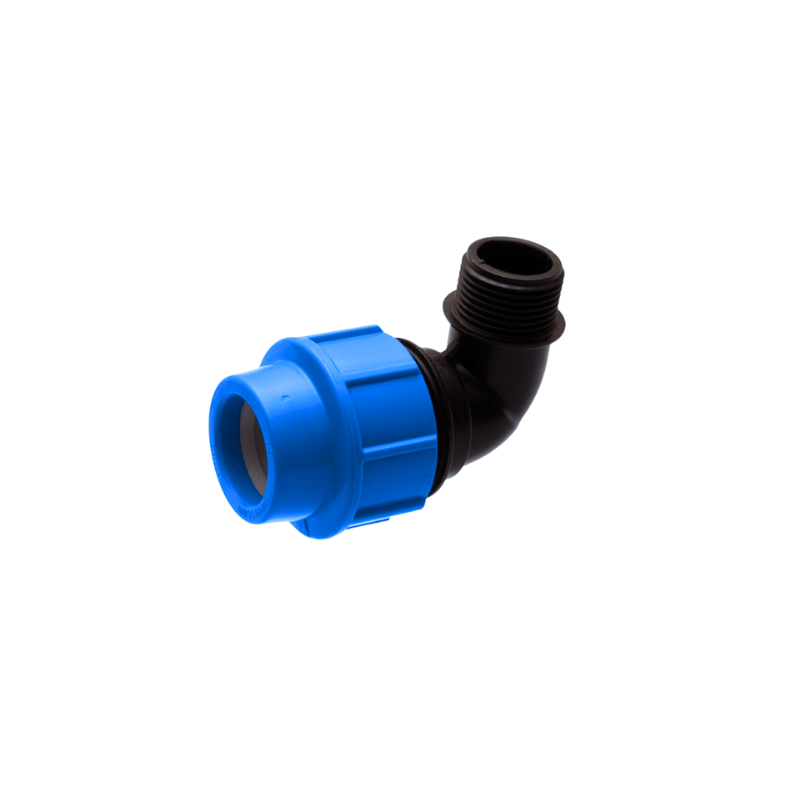 CEPEX Male Threaded Compression Elbow – High - Quality PP Compression Fitting | Multiple Sizes - H2O Warehouse