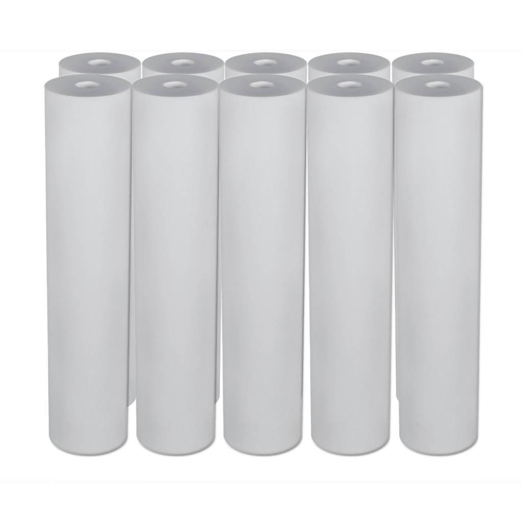 DARLLY PP Melt Blown Filter 20 Inch, 1 x 1 Micron, 10 Pack - H2O Warehouse