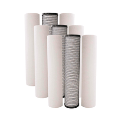 DARLLY Premium - 3 Pack Big Blue Water Filter Replacement, 20 Inch (3x5 Micron PP, 3xCarbon Block & 3x1 Micron PP) 9 Items - H2O Warehouse