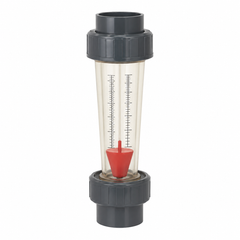 Flowtech Z-5065 inline rotameter, 80-400 L/min, 75 mm solvent-weld socket