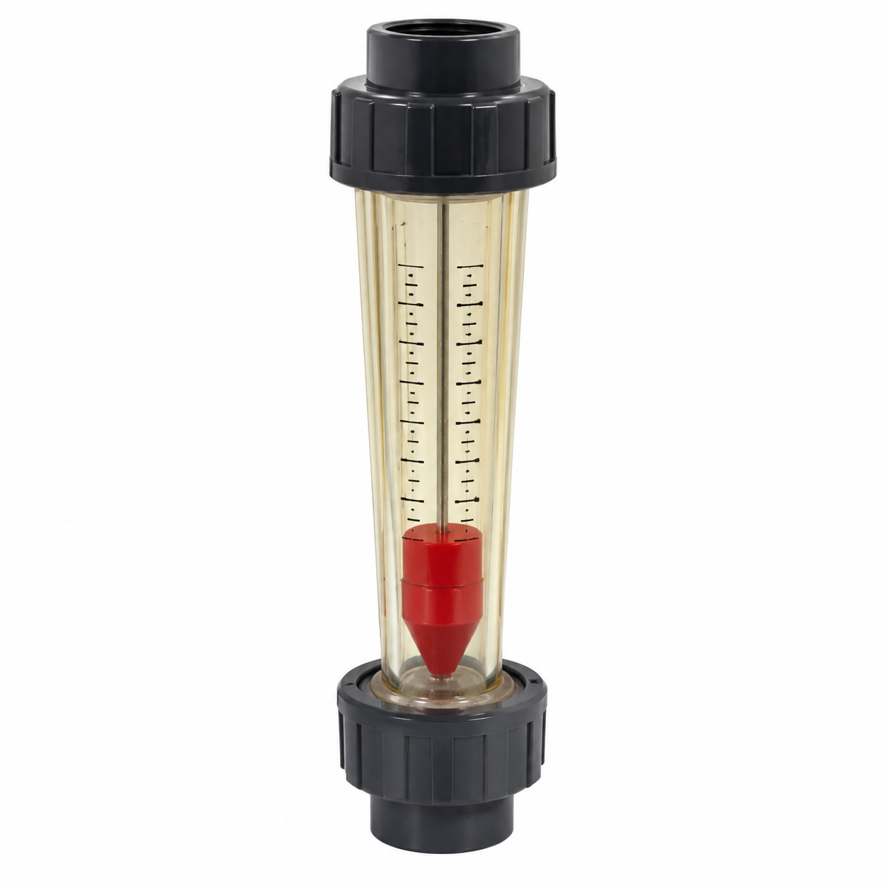 Flowtech Z-5632 PSU inline rotameter, 8-80 L/min, 1-inch BSP female