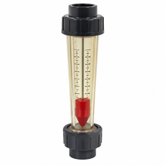 Flowtech Z-5632 PSU inline rotameter, 8-80 L/min, 1-inch BSP female