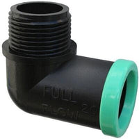 FULL FLOW ELBOW COMBINATION MALE 20MM - H2O Warehouse