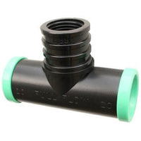 FULL FLOW TEE COMBINATION FEMALE X MALE 20 X 15MM BSP - H2O Warehouse