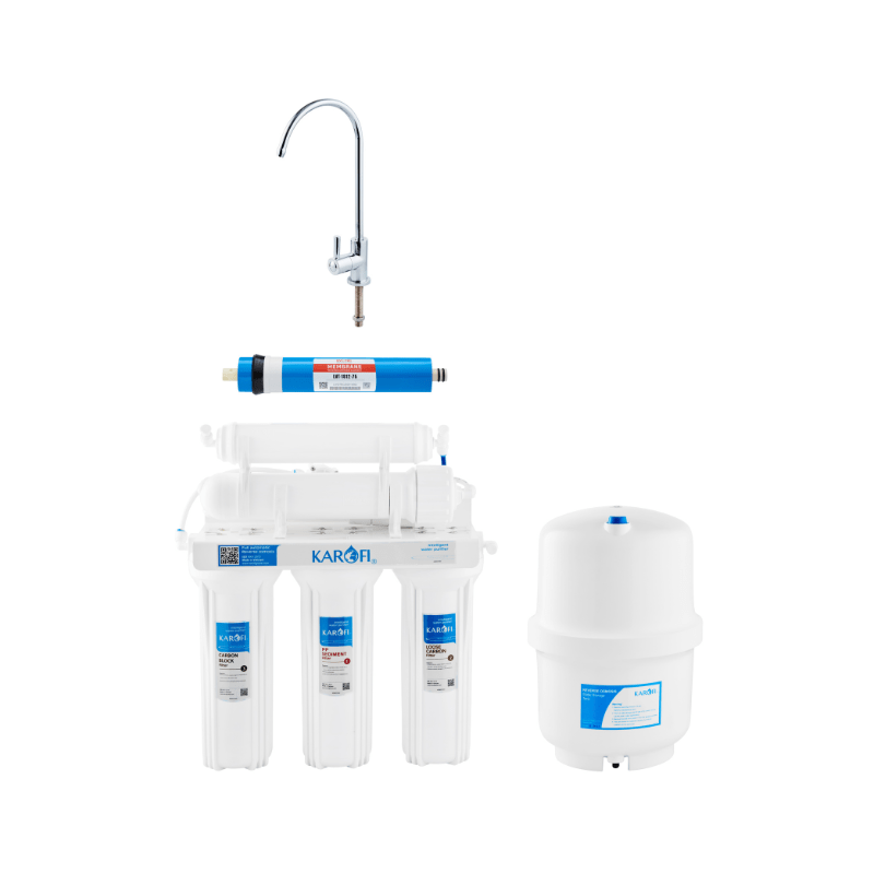 Karofi 5 - Stage 75GPD Under - Counter Reverse Osmosis System (Without Pump) - H2O Warehouse