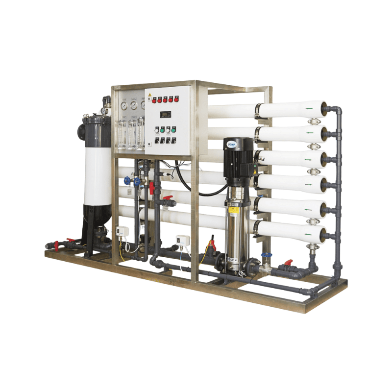 LPRO - B412 - 18000 Complete Industrial RO unit 3000lts/hr Production incl 12 x ULP 4040 Membranes - H2O Warehouse