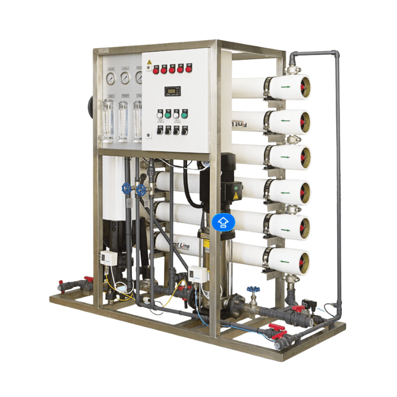 LPRO - B412 - 9000 Complete Industrial RO unit 1500lts/hr Production incl 6 x ULP 4040 Membranes - H2O Warehouse