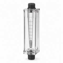 LZM-25ZT Panel-Mount Water Rotameter – 5-35 L/min, 1″ BSP Male, With Regulating Valve - H2O Warehouse