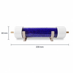 Ozone air dryer filter dimensions: 230 mm long and 60 mm diameter
