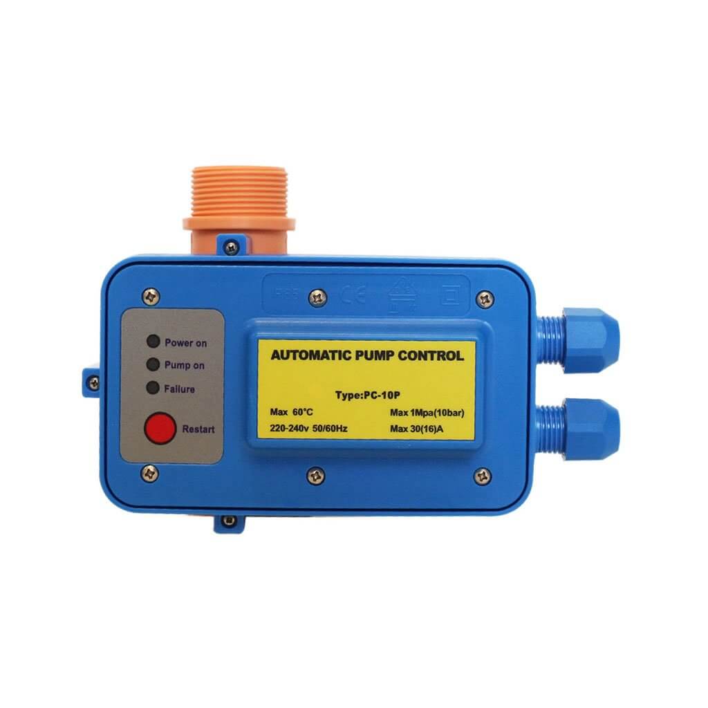 PC - 10P Automatic Pressure Controller for Water Pumps, 10bar (16A, 1.1kW, 230V) - H2O Warehouse