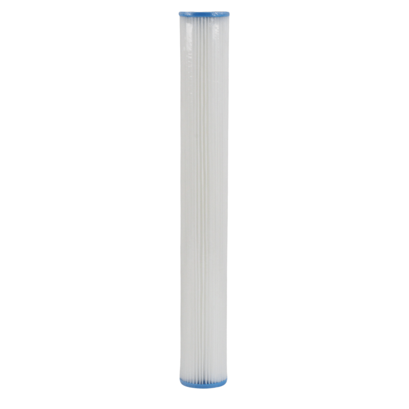 Pleated Filter Cartridges – Washable & NSF Certified | 10" & 20" Slimline & Big Blue - H2O Warehouse