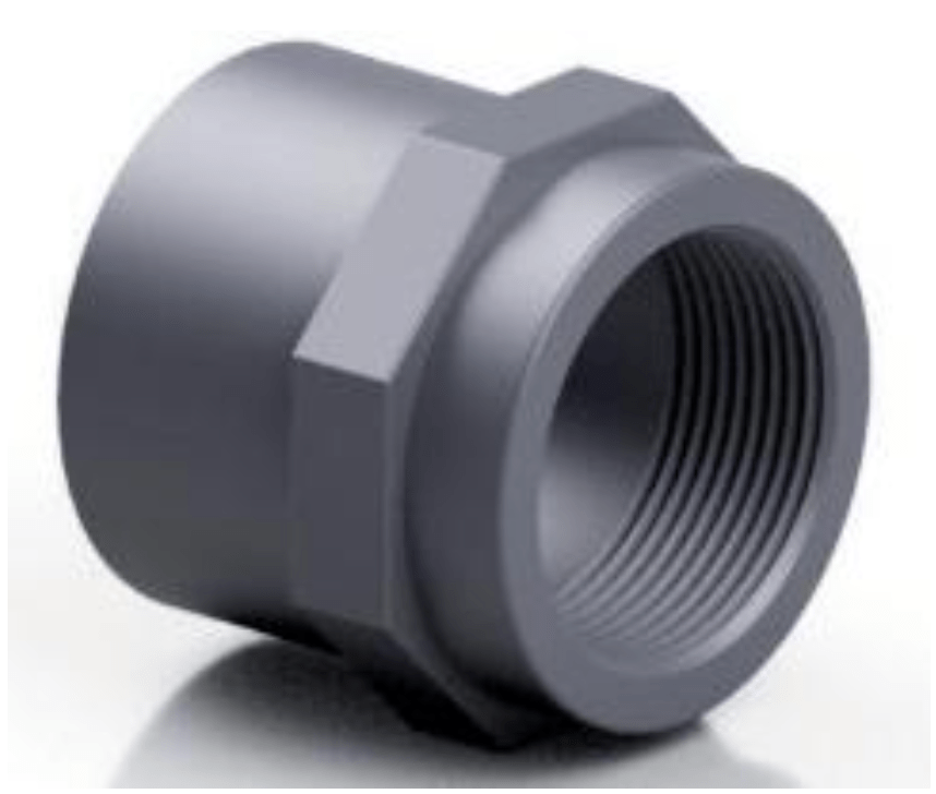 PVC-U Socket - Solvent Weld x BSP Threaded | Durable & Leak-Proof Pipe ...