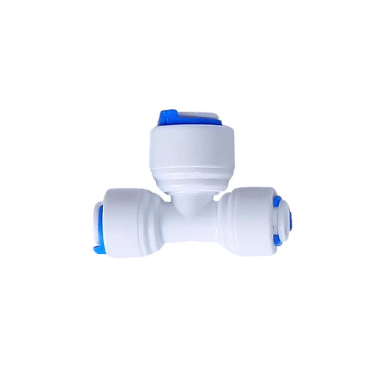 Quick Connect - Reducer Tee 1/4 x 3/8 x 1/4 Tube (3/8 Centre) - H2O Warehouse