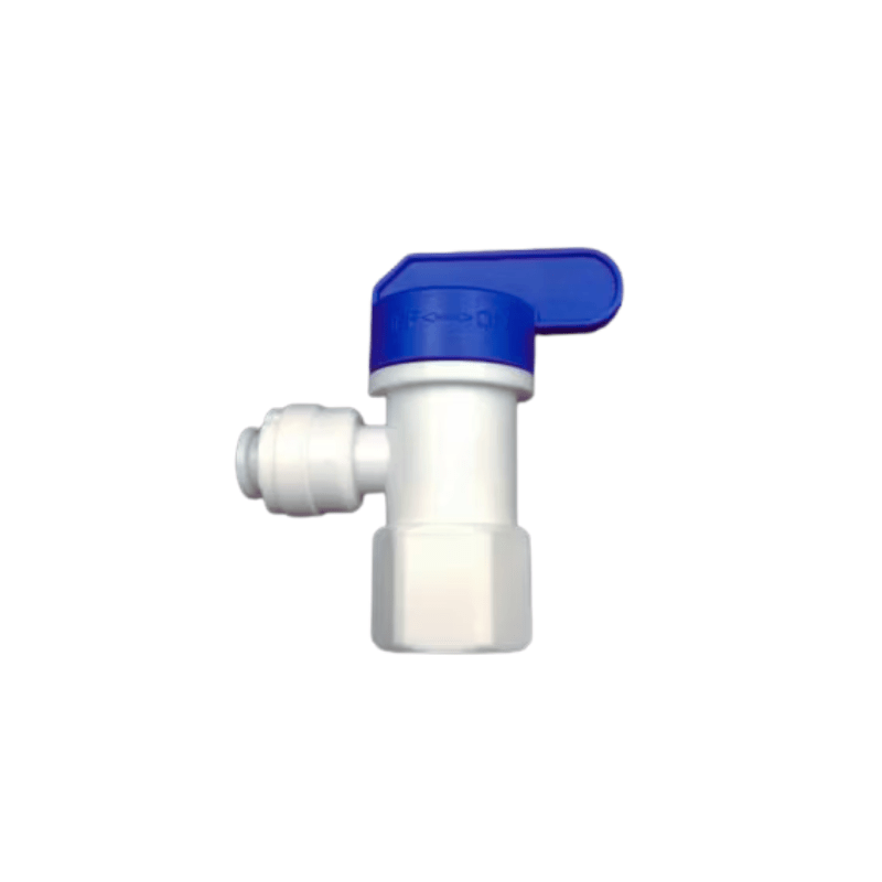 Quick Connect - RO Storage Tank Valve 3/8 Tube x 3/8 Thread - H2O Warehouse