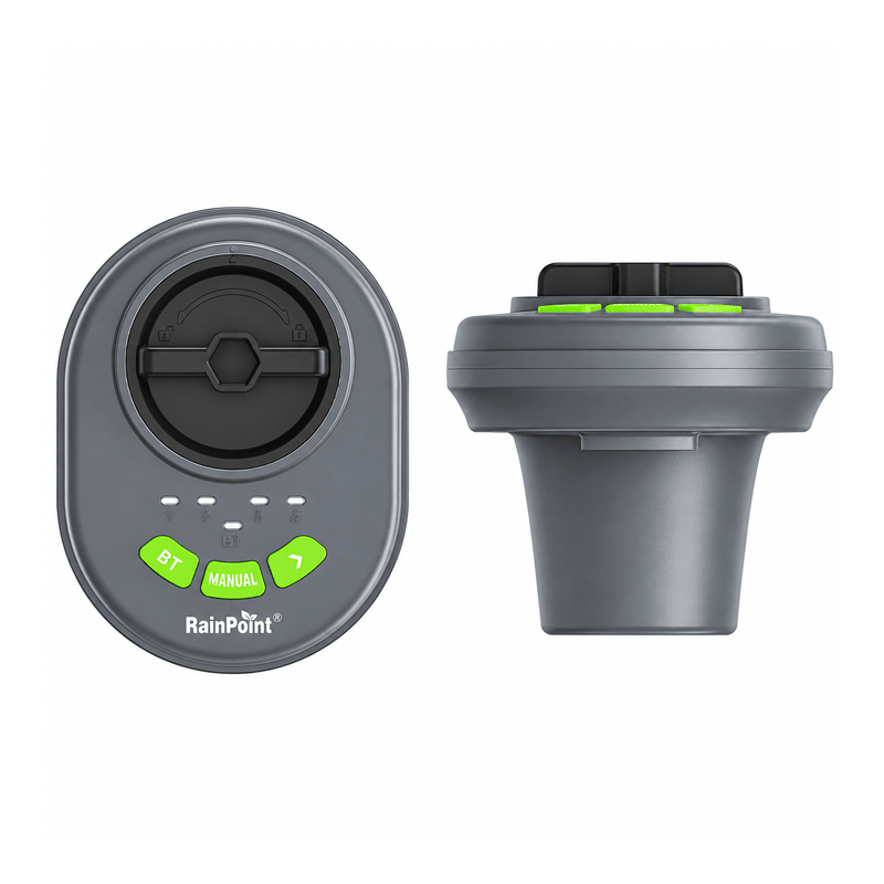 RainPoint 4-Output Bluetooth DC Irrigation Controller - HIC406B - H2O Warehouse