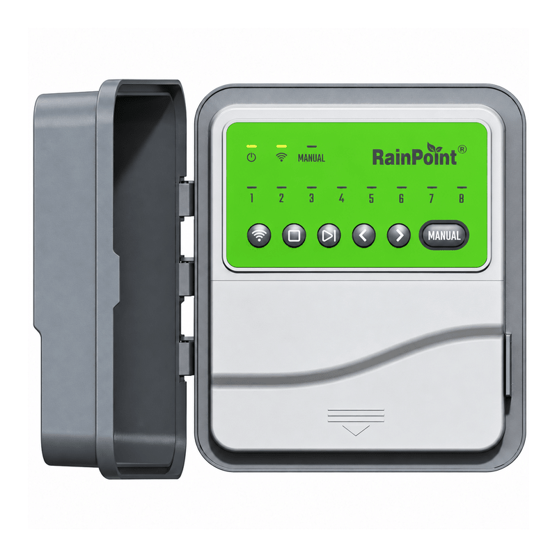 RainPoint Outdoor 8-Zone Wi-Fi Irrigation Controller - HIC1208W - H2O Warehouse