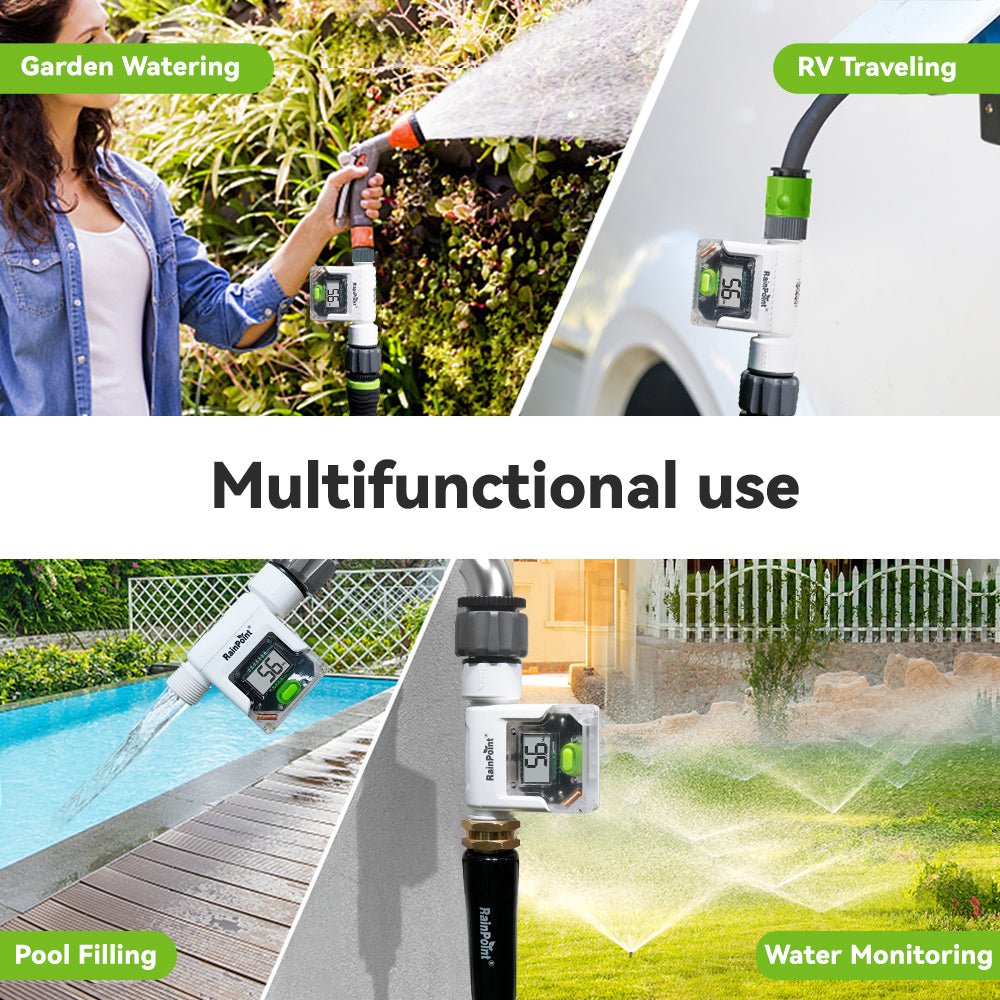 RainPoint Smart Water Flow Meter - H2O Warehouse