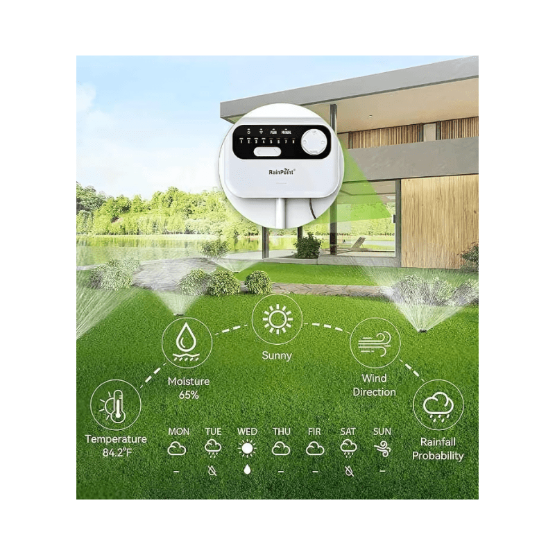 RainPoint Wi‑Fi Irrigation Controller – 8 Zone - H2O Warehouse