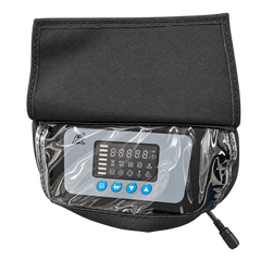 Runxin automatic valve head cover with clear control-panel viewing window