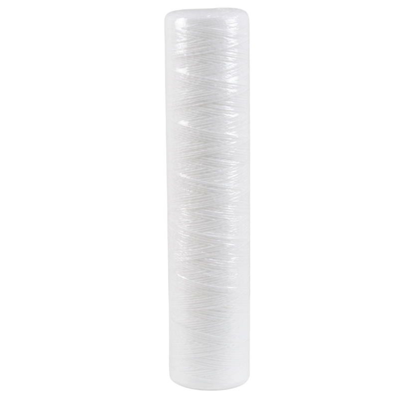 String wound 10" Slimline 100 micron cartridge - H2O Warehouse