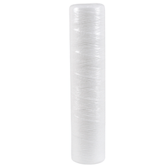 String wound 10" Slimline 100 micron cartridge - H2O Warehouse