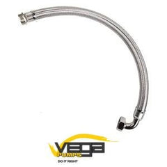 Vega Braided Flexible Pump Hose | 25 mm × 800 mm - H2O Warehouse